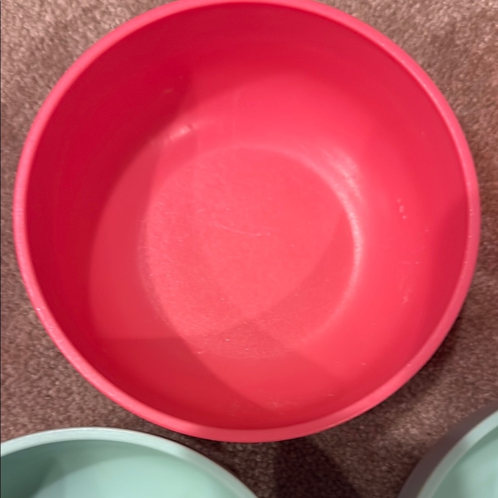 All Done Colorful Bowl Set - Pink, Orange, Blue, and red - Picture 5 of 11